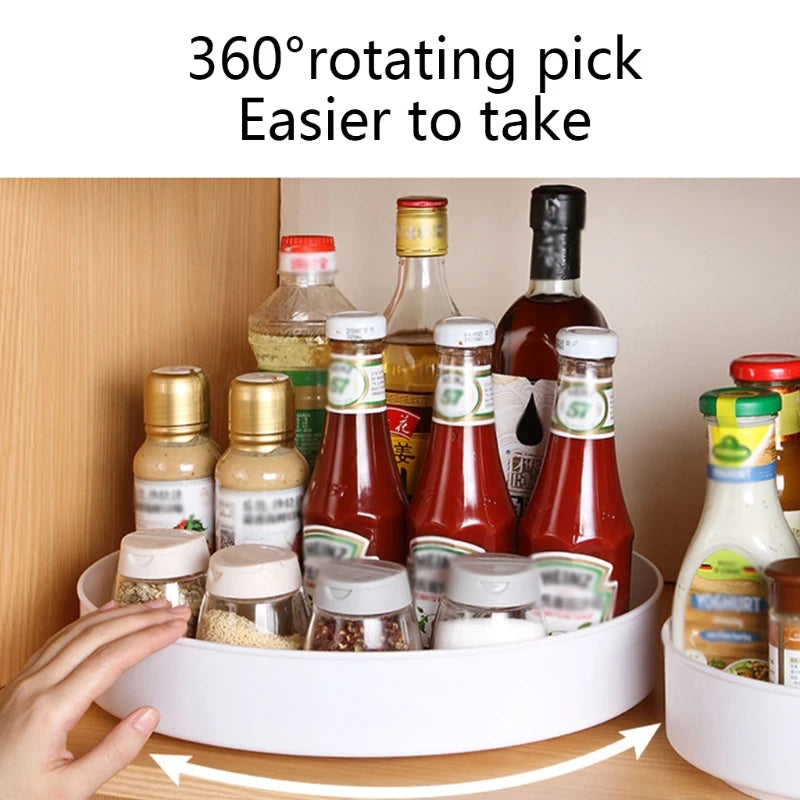 360° Rotation Spice Rack Organizer