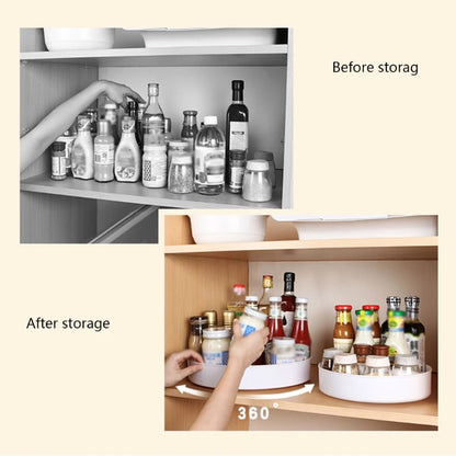 360° Rotation Spice Rack Organizer